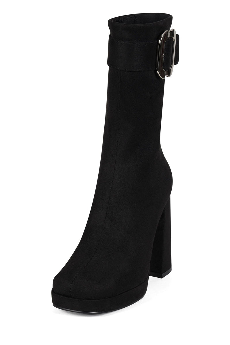 BRATTY-LO Jeffrey Campbell Mid-Calf Boot Black Suede
_hover