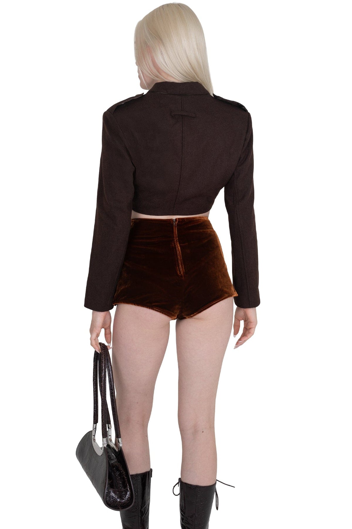 BRIGADIER Jeffrey Campbell Jacket Brown Tweed