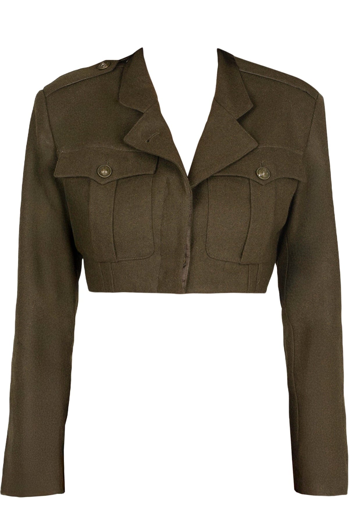BRIGADIER Jeffrey Campbell Jacket Khaki Tweed