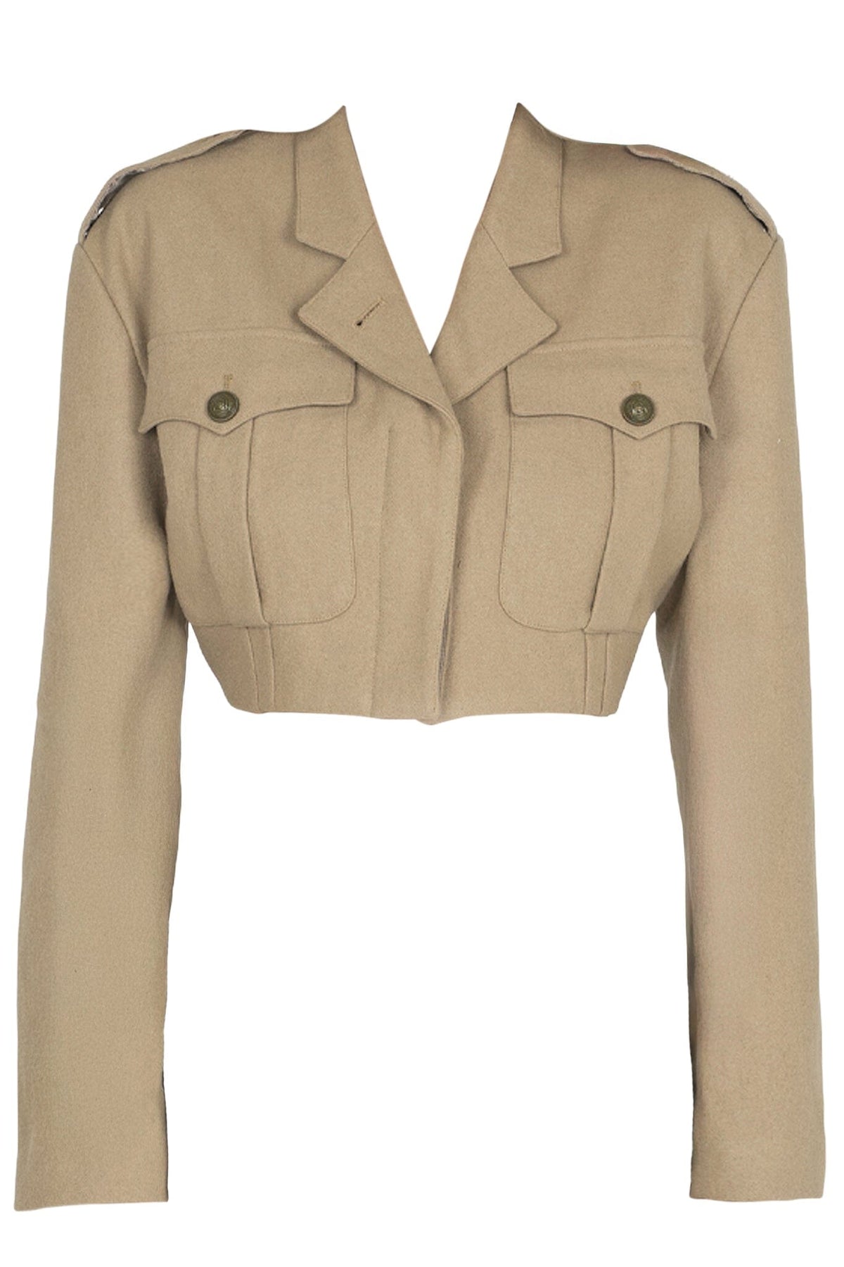 BRIGADIER Jeffrey Campbell Jacket Beige Tweed