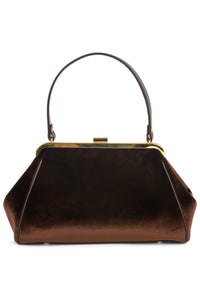 BRODERIE Jeffrey Campbell Handbags Brown Velvet Floral Multi 
_hover