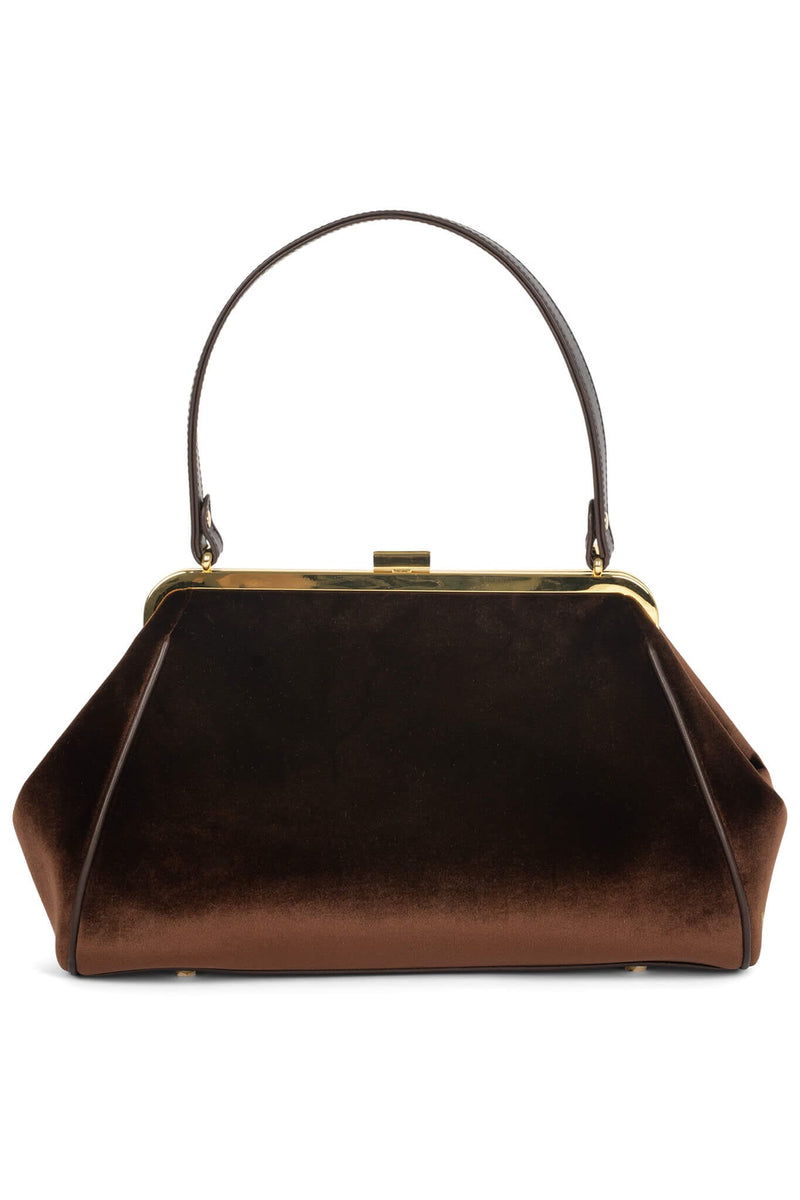 BRODERIE Jeffrey Campbell Handbags Brown Velvet Floral Multi 
_hover