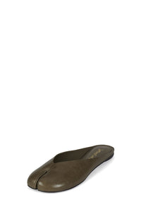 CABALINA Flat Mule Khaki _hover