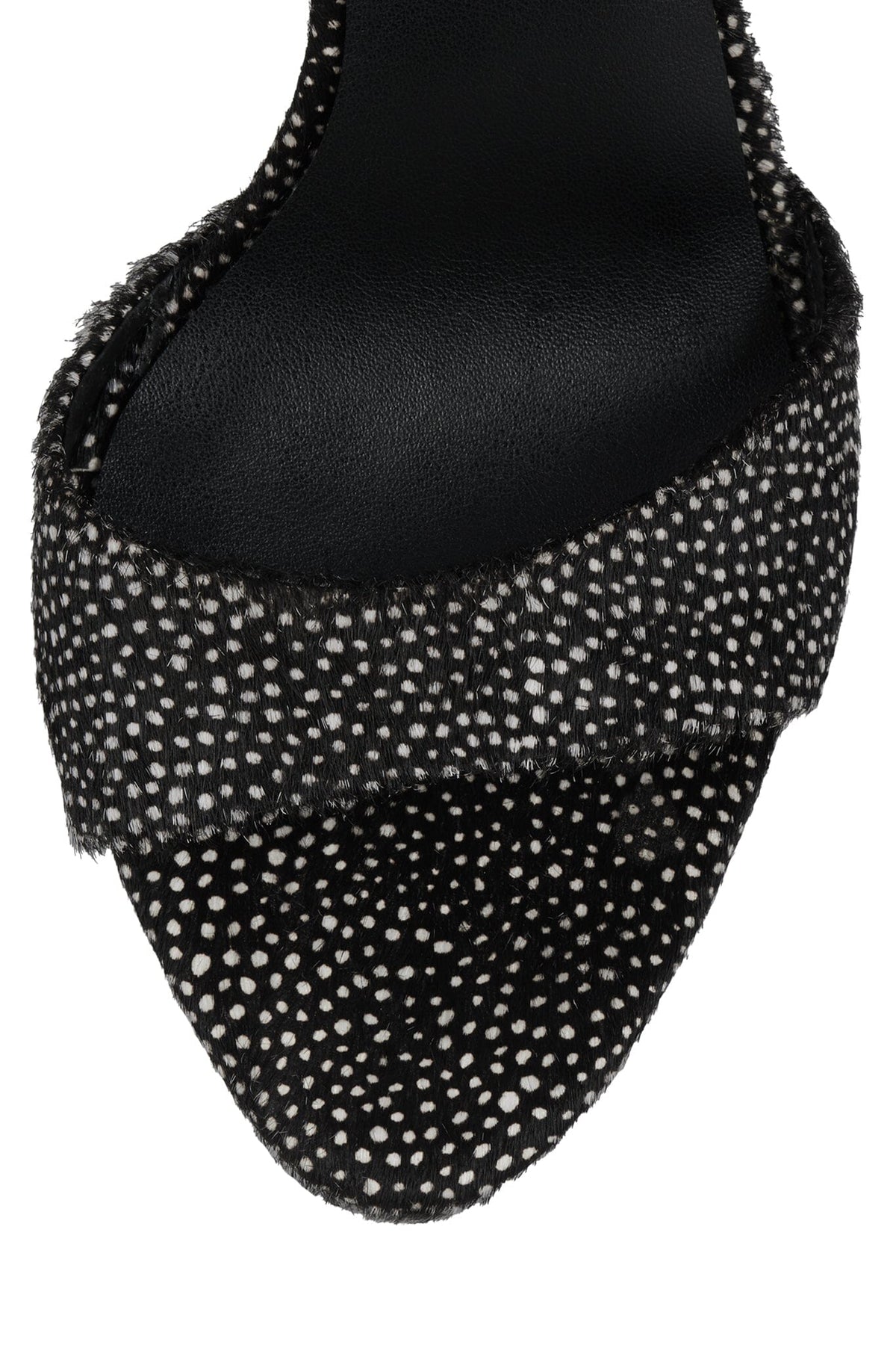 CE-SOIRE-F Heeled Sandal Black White Dot