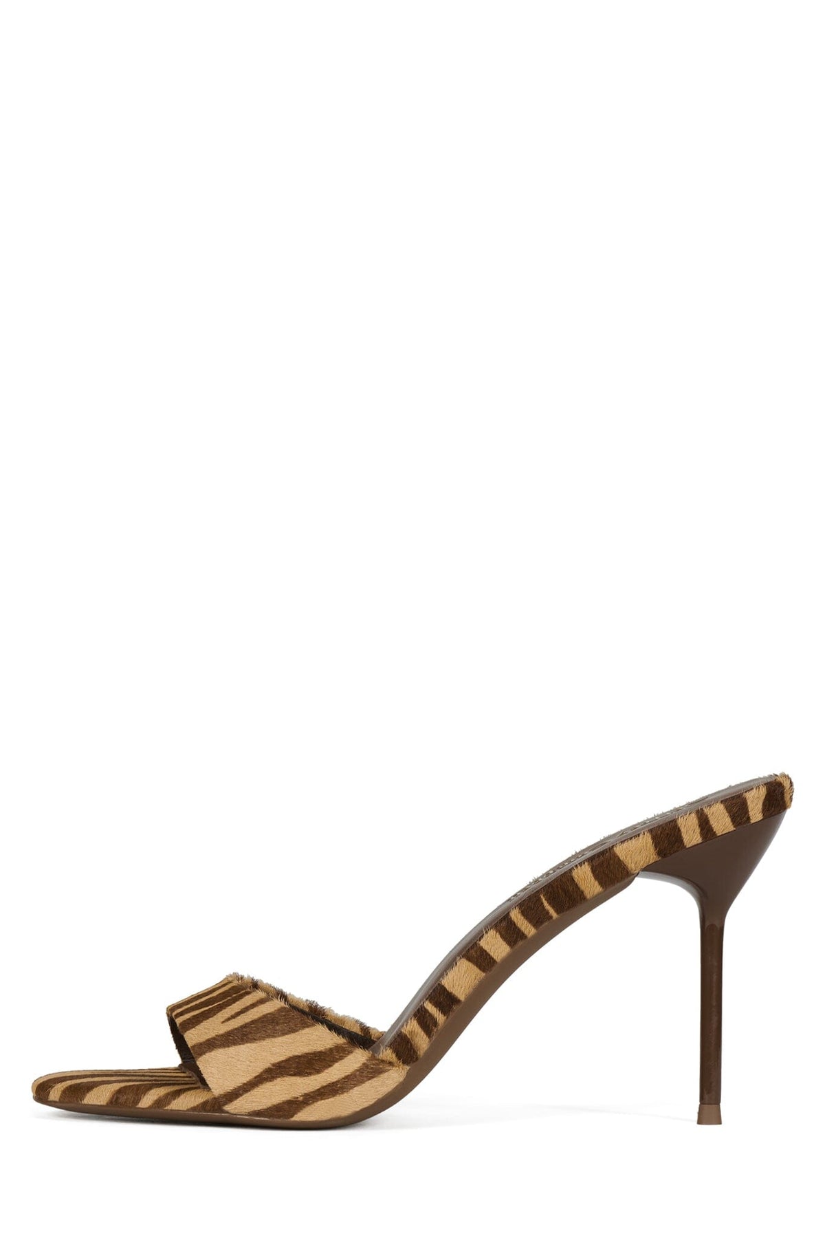CE-SOIRE-F Heeled Sandal Beige Brown Zebra