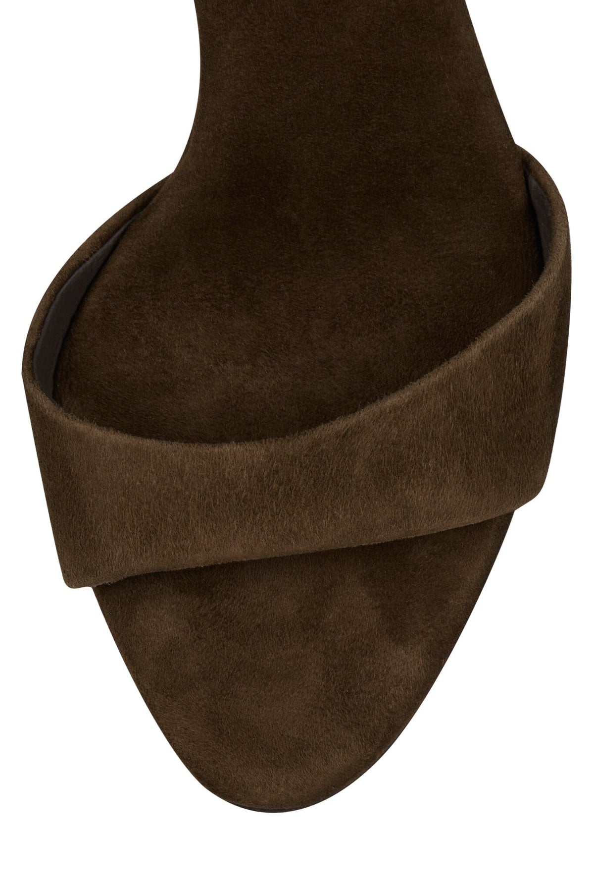 CE-SOIRE Jeffrey Campbell Heeled Sandal Brown Suede