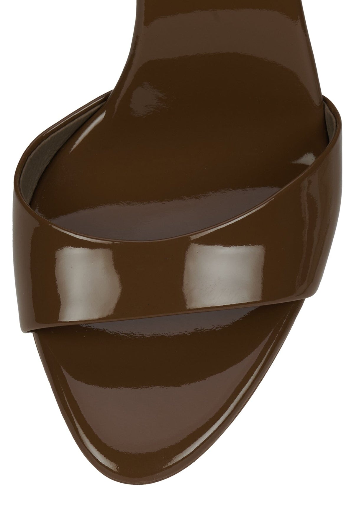 CE-SOIRE Jeffrey Campbell Heeled Sandal Coffee Patent
