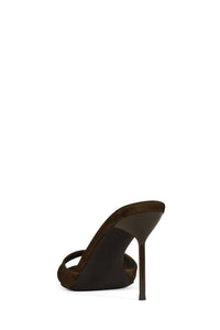 CE-SOIRE Jeffrey Campbell Heeled Sandal Brown Suede