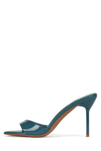 CE-SOIRE Jeffrey Campbell Heeled Sandal Dusty Blue Patent