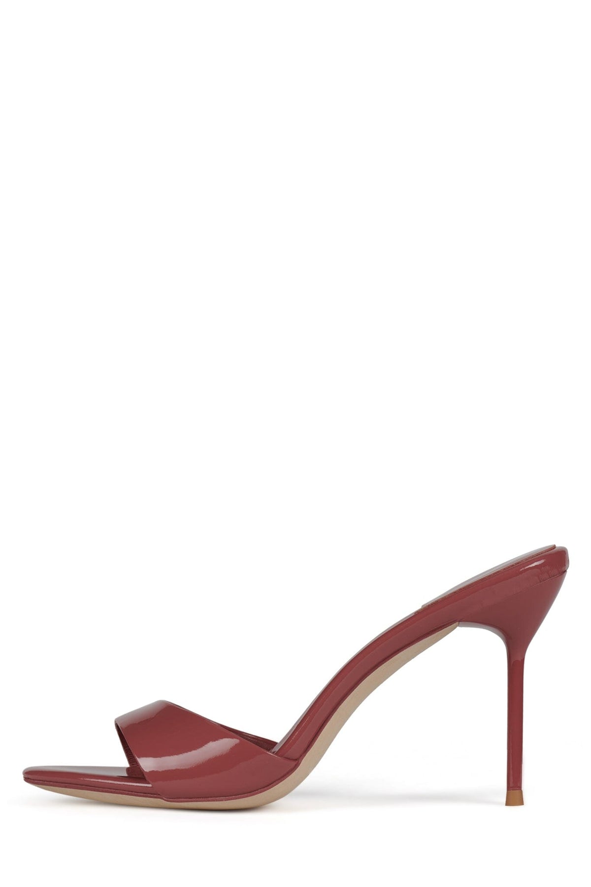 CE-SOIRE Jeffrey Campbell Heeled Sandal Dusty Rose Patent