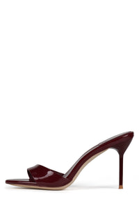 CE-SOIRE Jeffrey Campbell Heeled Sandal Berry Patent