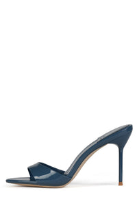 CE-SOIRE Jeffrey Campbell Heeled Sandal Turquoise Patent