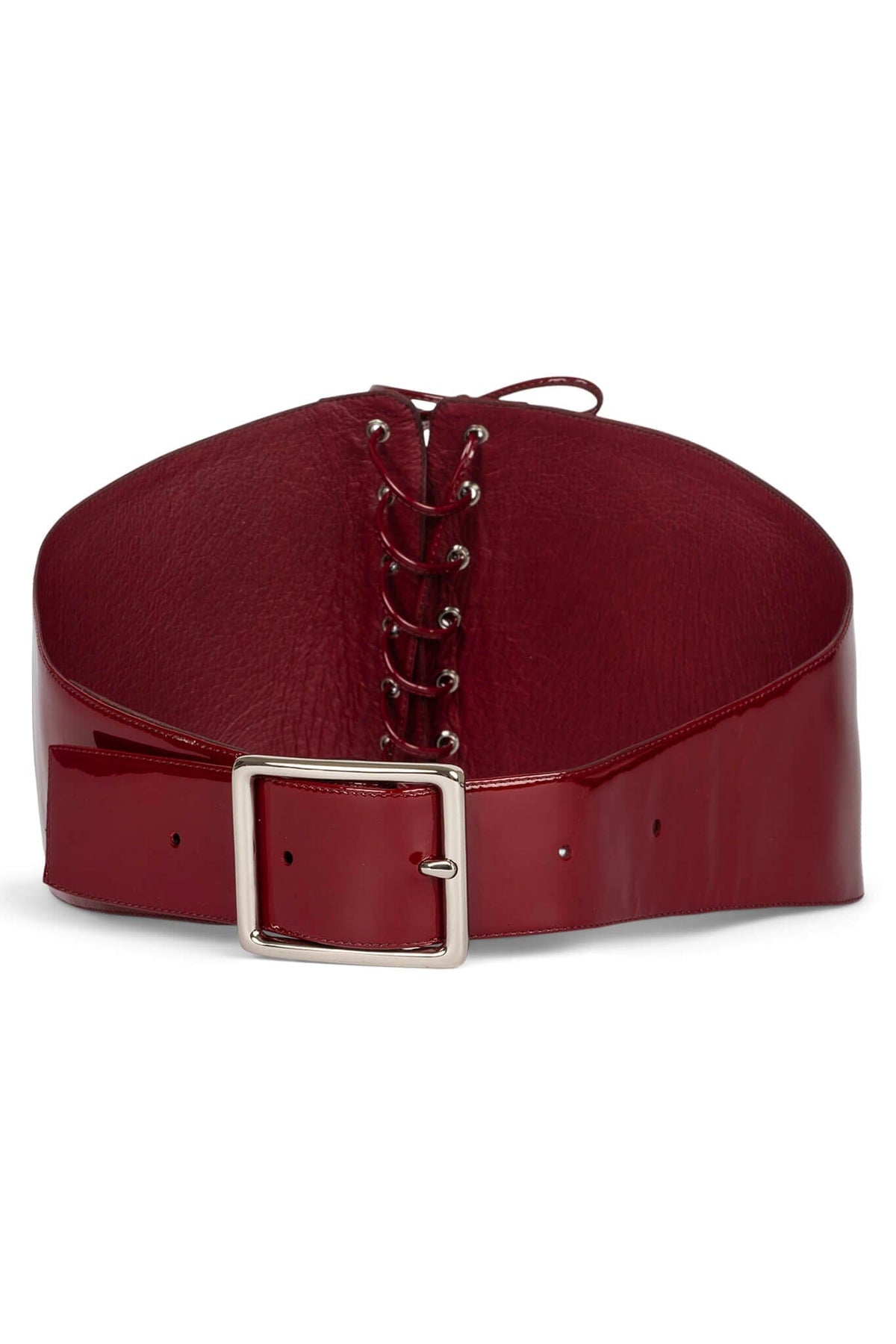 CHANTEY Jeffrey Campbell Corset Belt Cherry Red Patent
_hover