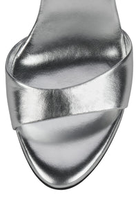 CHEAT-CODE Jeffrey Campbell Heeled Sandal Silver Metallic