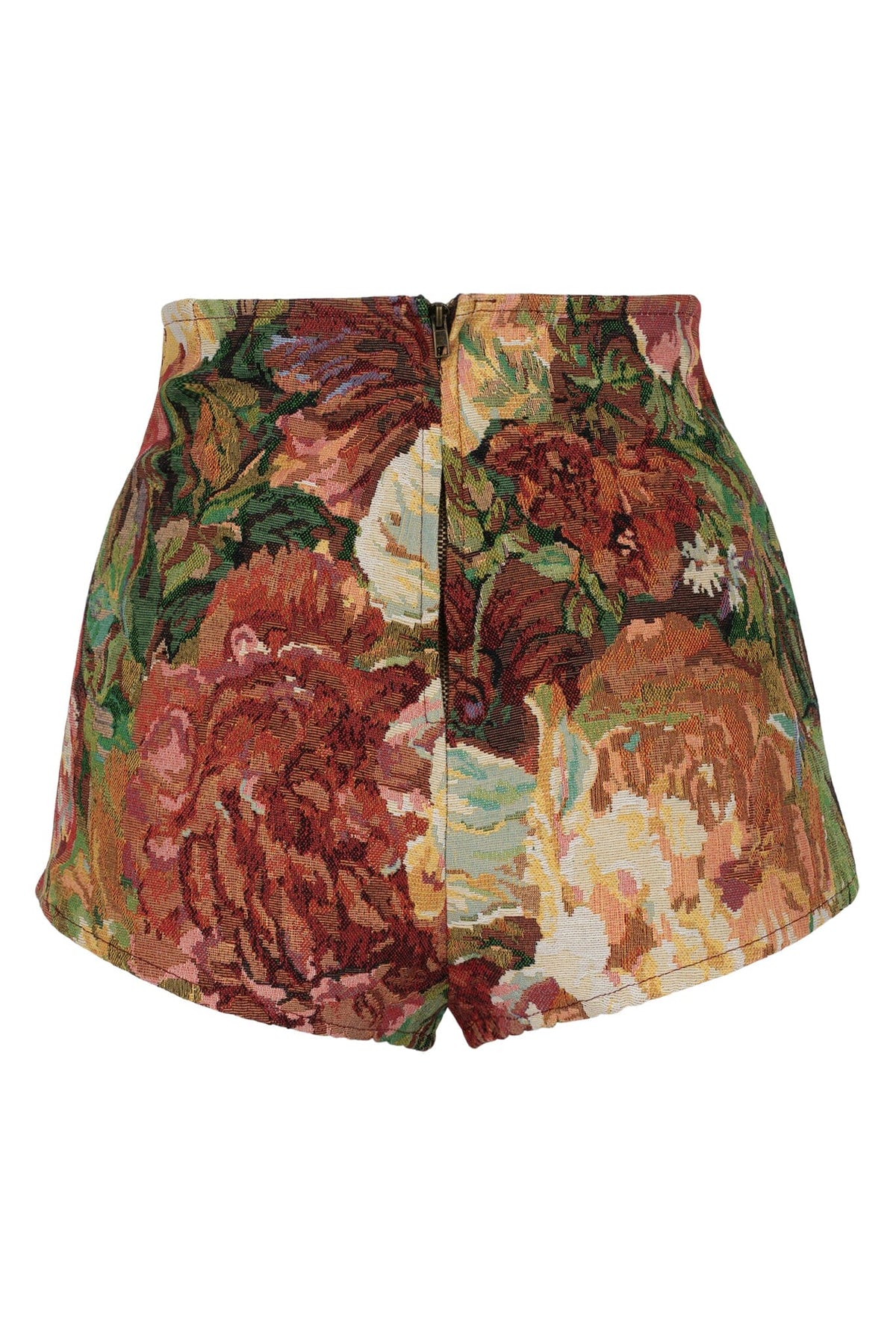 CHEEKZ-T SHORTS Red Multi Tapestry 