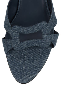 CHISME Jeffrey Campbell Heeled Sandal Blue Denim