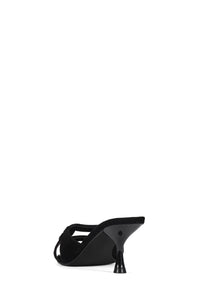 CHISME Jeffrey Campbell Heeled Sandal Black Suede 