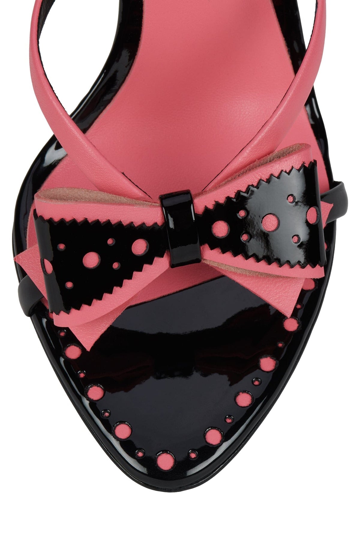 CHLOEBELLE Black Patent Pink