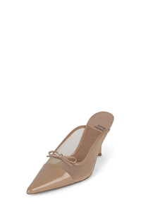 CHOPINE Jeffrey Campbell Mules Natural Combo