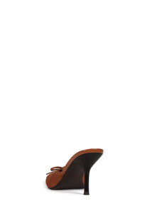 CLARABELLE Jeffrey Campbell Heeled Mule Orange Su Charteuse Cmbo