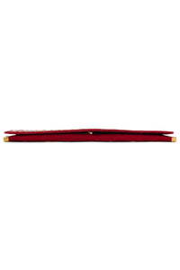 CLUTCH-HL Clutch YYH Red Suede Silver Gold