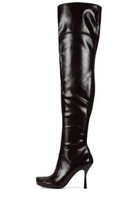 CONFORM-OK Jeffrey Campbell Stiletto Boot Brown