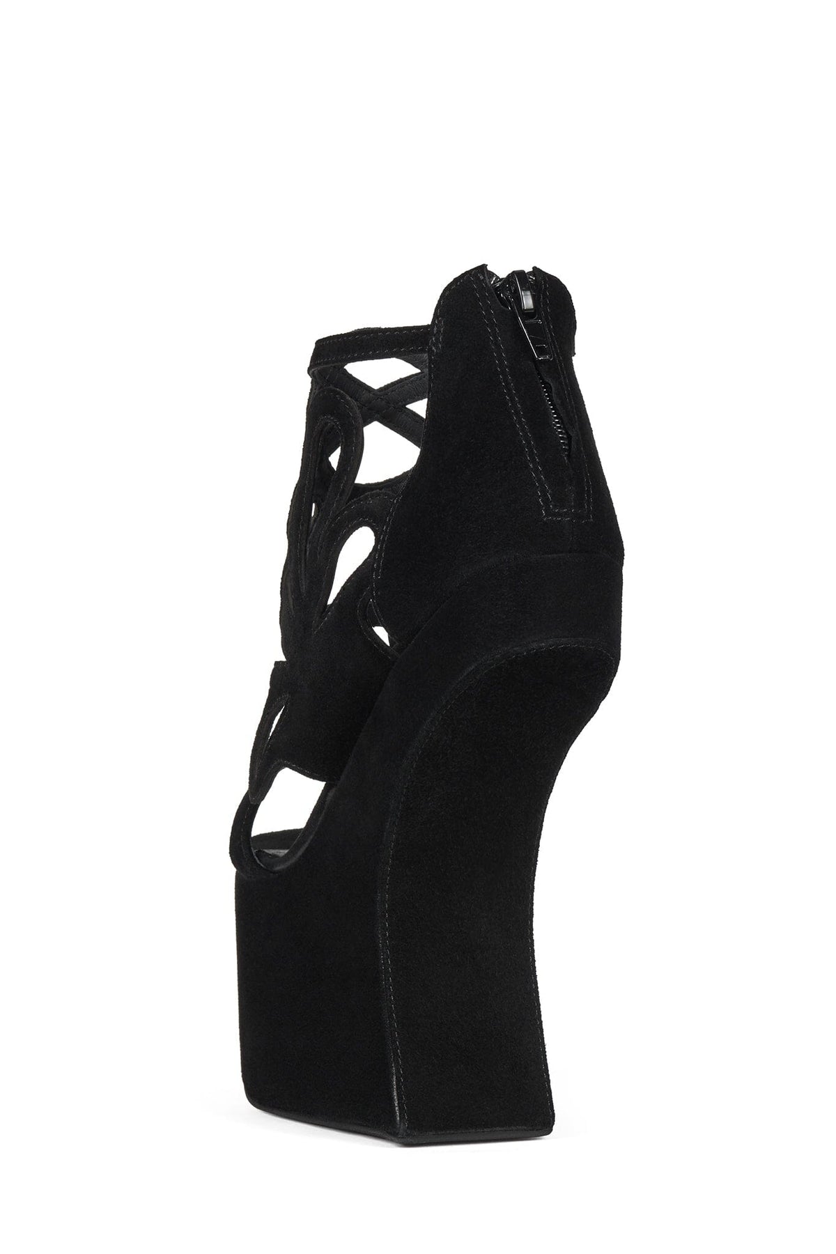 CORLEONE Platform Sandal Black Suede