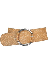 DAILY-F Belt DV Tan Cream Dots