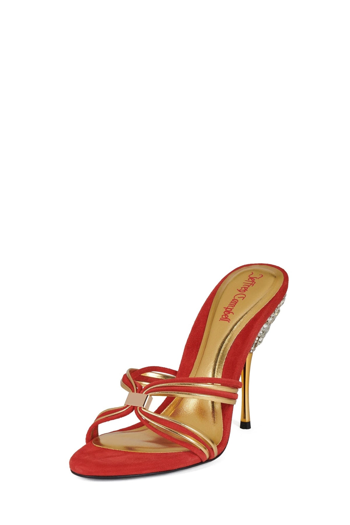 DAMONTE Red Suede Pewter _hover