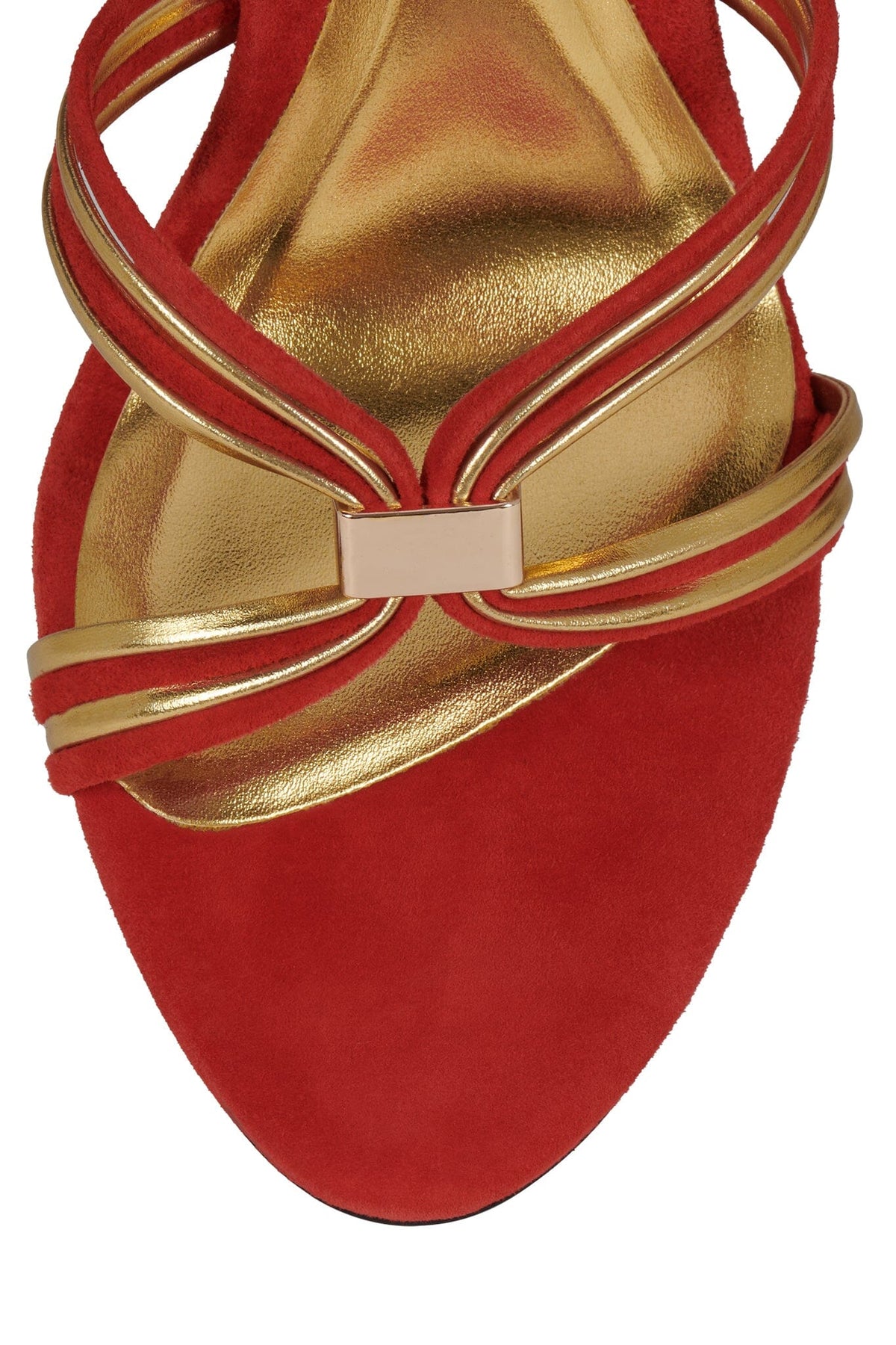 DAMONTE Red Suede Pewter