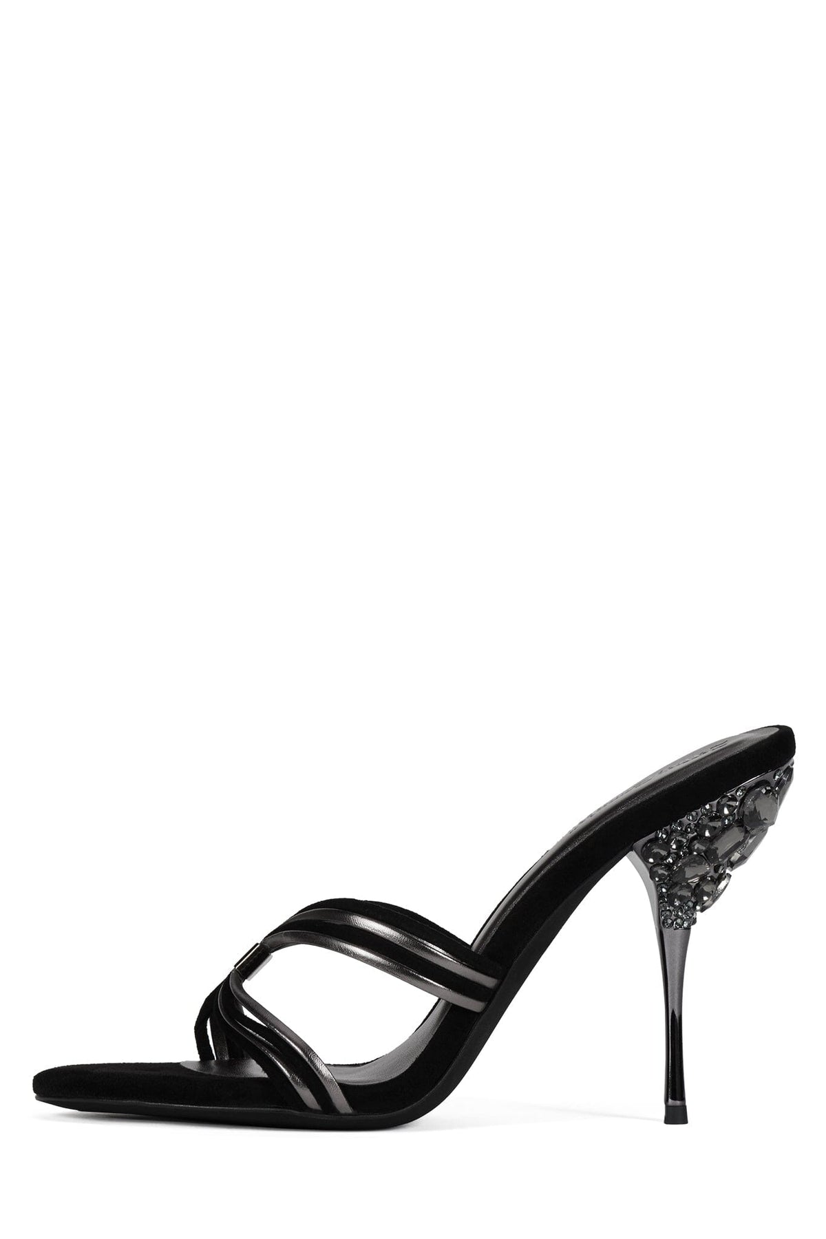 DAMONTE Black Suede Pewter