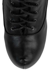 DAMSEL-CRS Jeffrey Campbell Platform Boot Black Pewter
