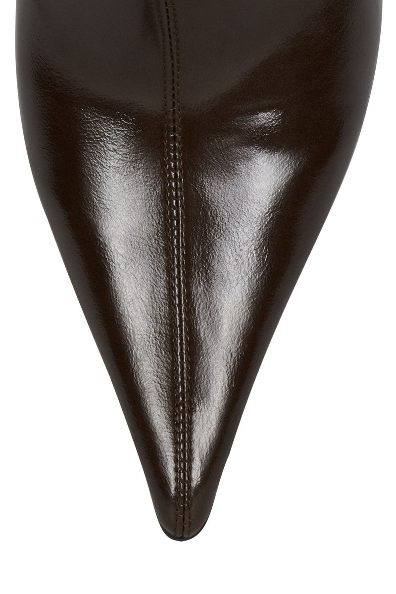 DARING-2 Jeffrey Campbell Ankle Boot Dark Brown