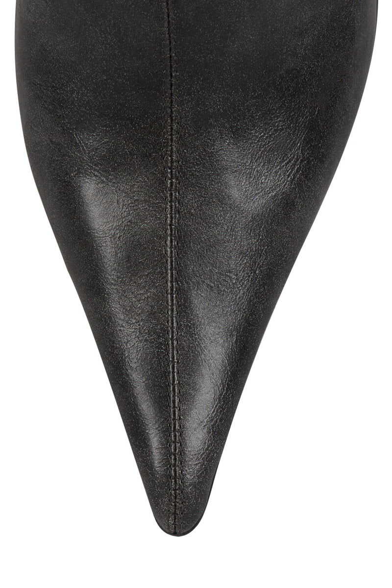 DARING-2 Jeffrey Campbell Ankle Boot Grey Distressed