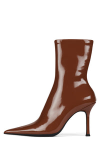 DARING-2 Jeffrey Campbell Ankle Boot Caramel Patent