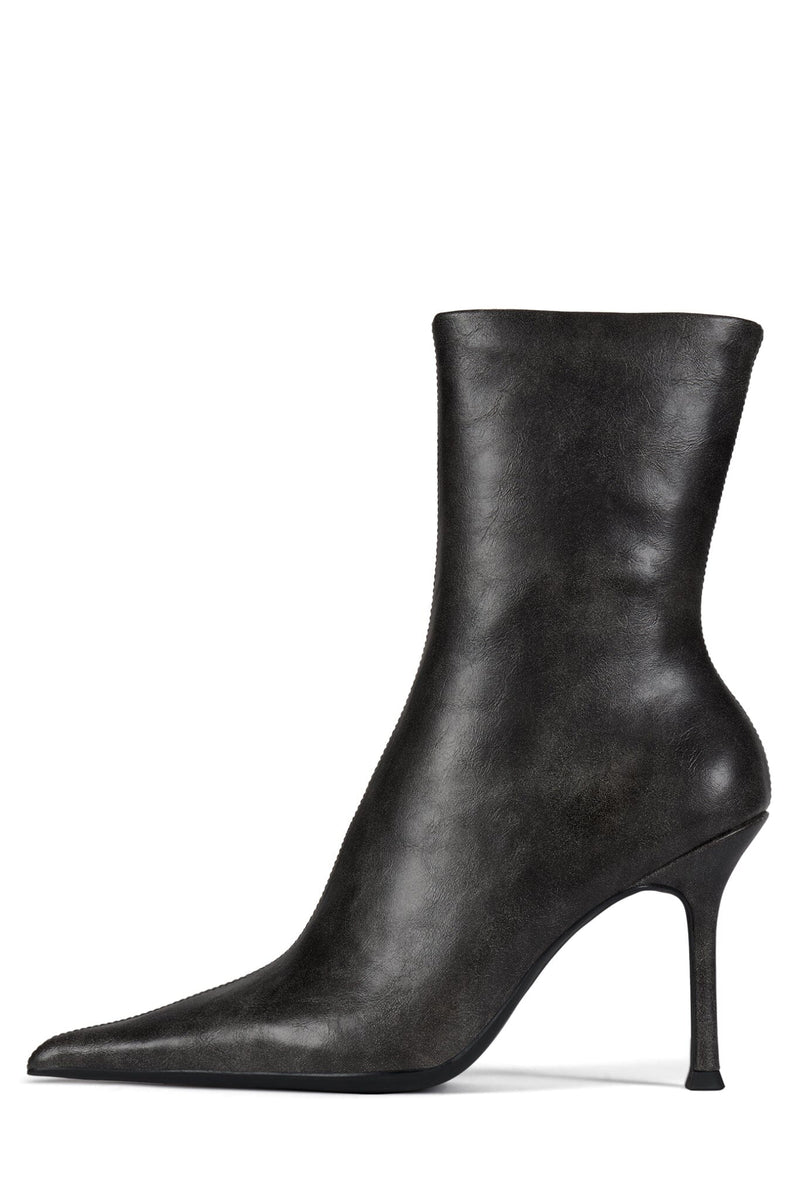 DARING-2 Jeffrey Campbell Ankle Boot Grey Distressed