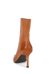 DARING-L Jeffrey Campbell Stiletto Bootie Tan Ruboff