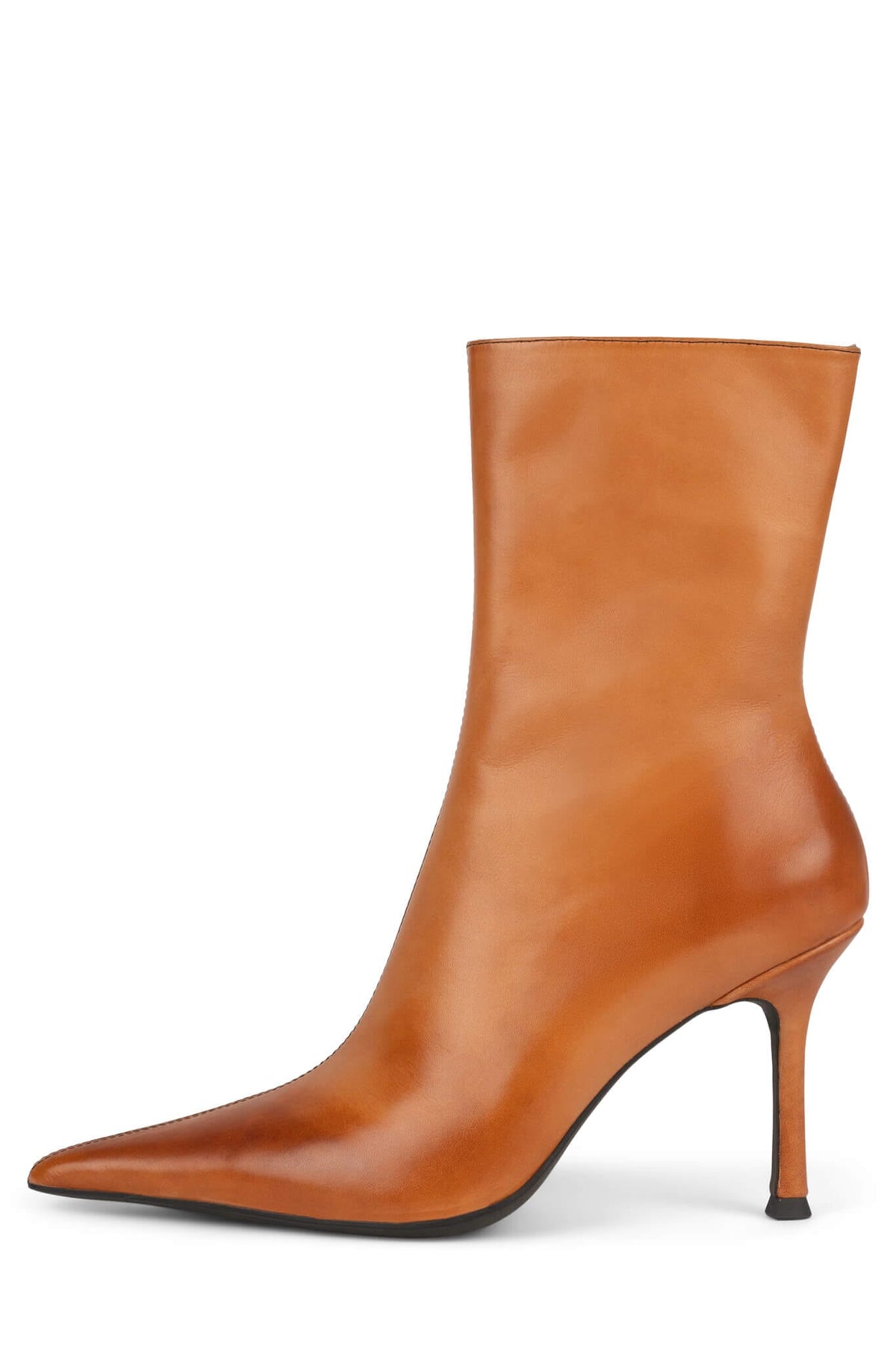 DARING-L Jeffrey Campbell Stiletto Bootie Tan Ruboff