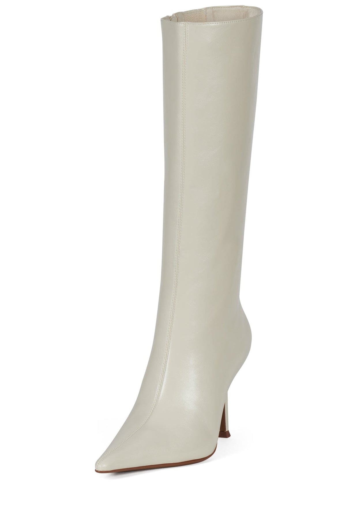 DARLING-3 Jeffrey Campbell Knee-High Stiletto Boot Ivory _hover