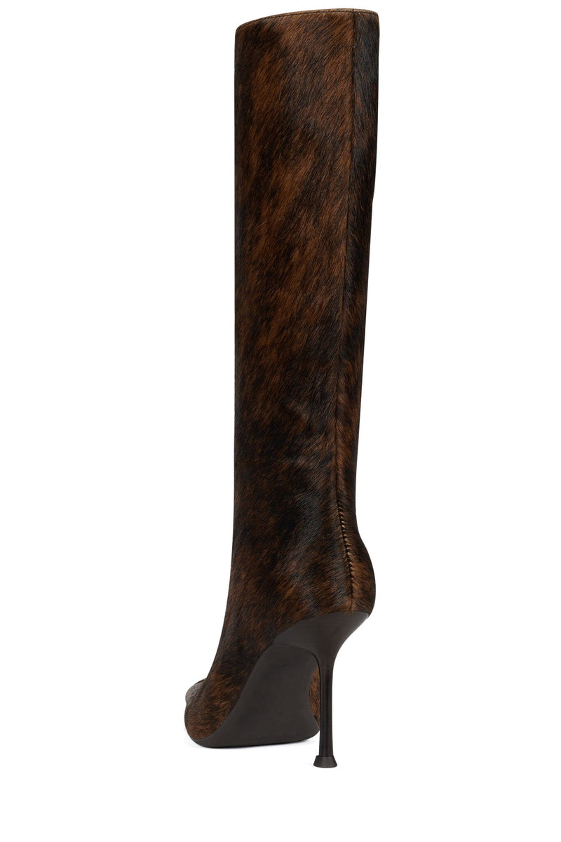 DARLING-3F Jeffrey Campbell Stiletto Boot Black Brown