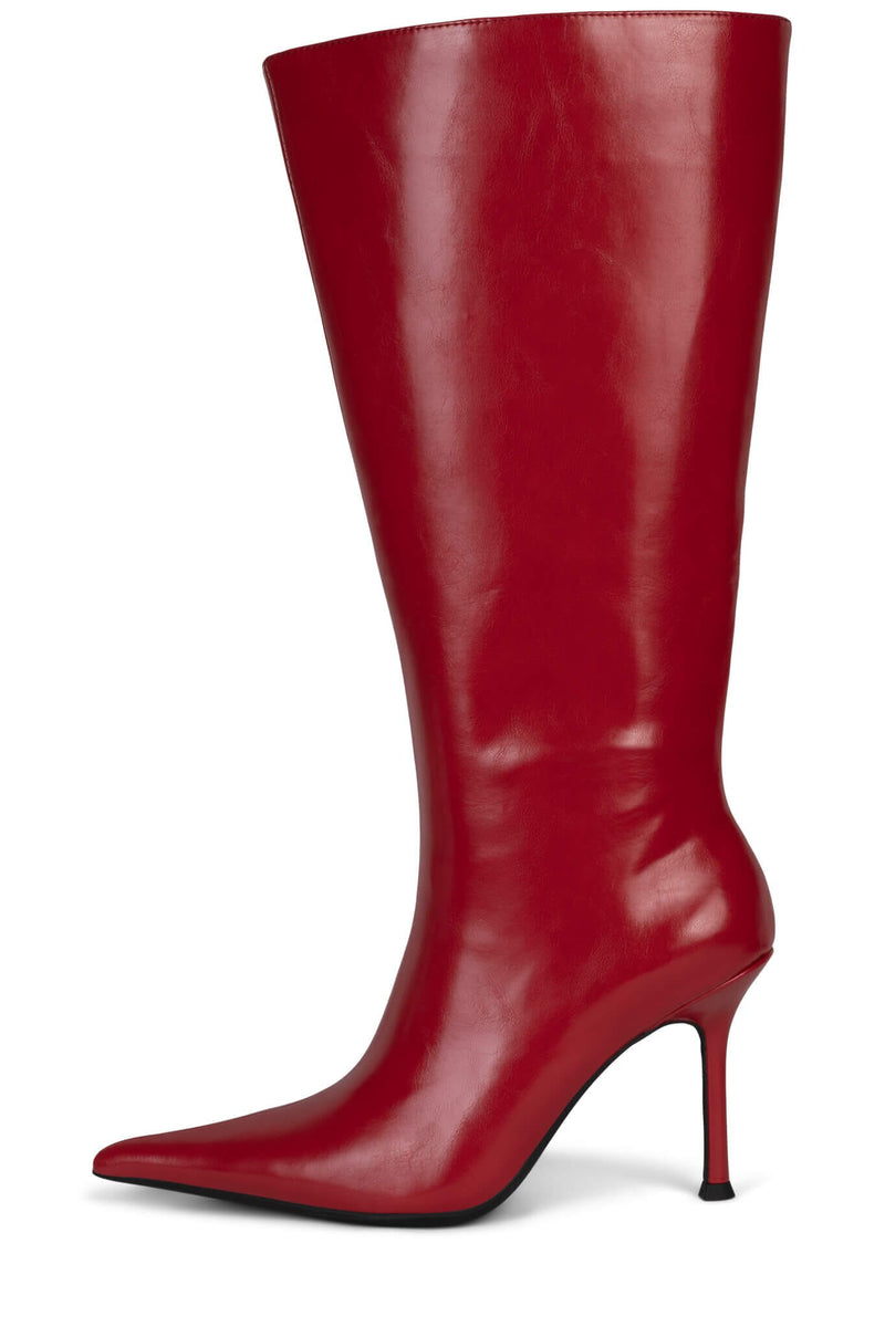 DARLING-WS Jeffrey Campbell Stiletto Boot Red