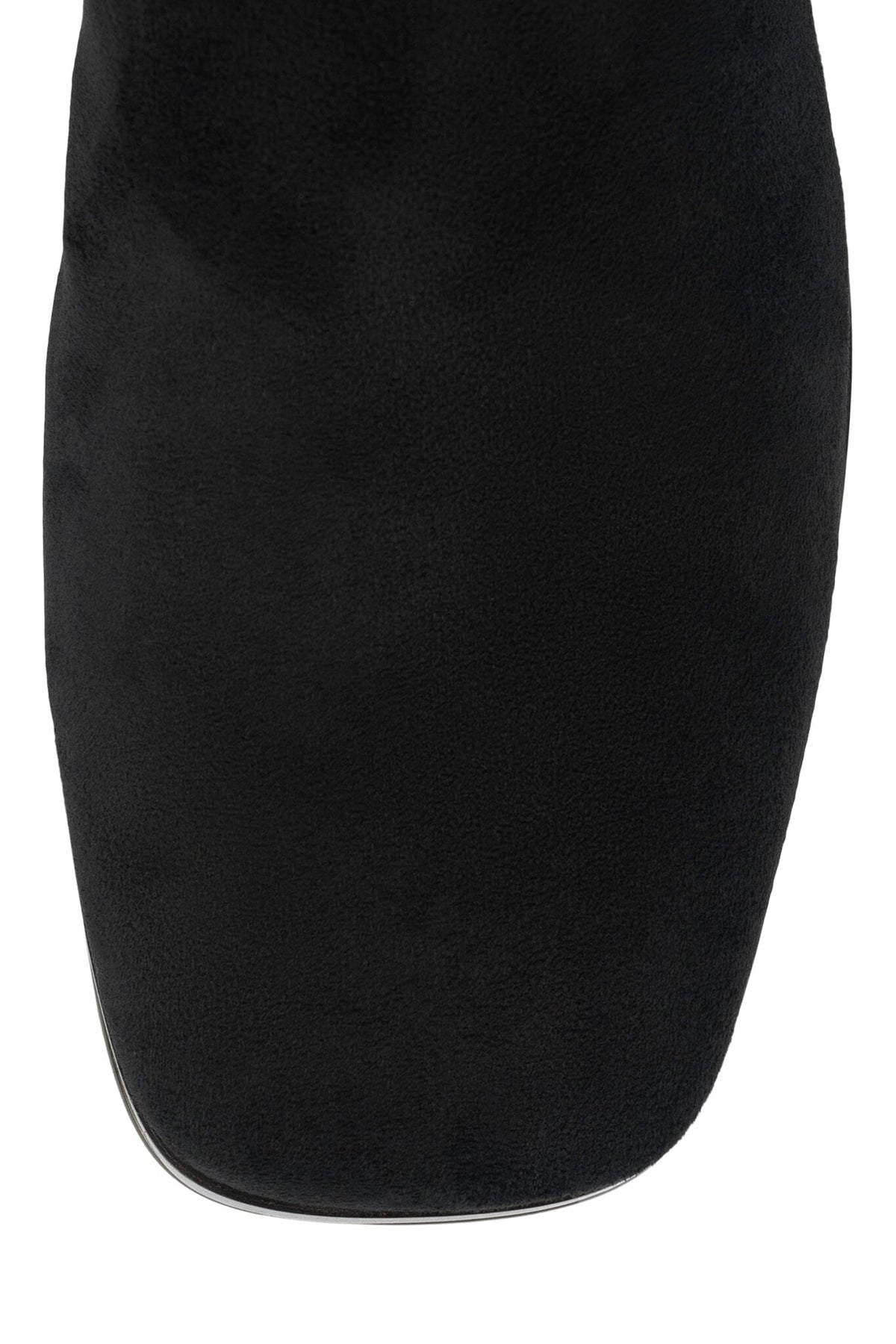 DECORUM Knee-High Boot Black Suede 