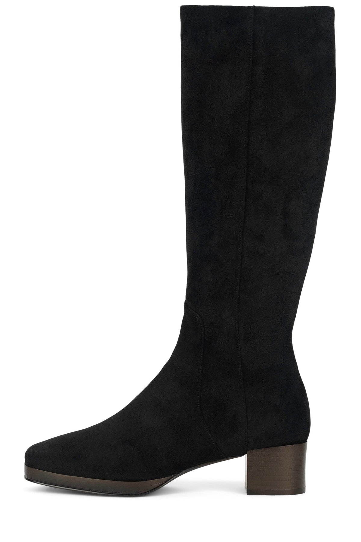 DECORUM Knee-High Boot Black Suede 