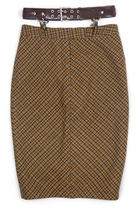 DELPHY YYH Brown Plaid Tweed XS 