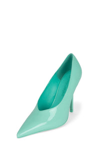 DIFFUSE Jeffrey Campbell Pump Teal Patent _hover