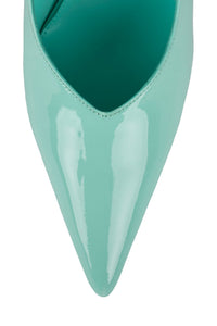 DIFFUSE Jeffrey Campbell Pump Teal Patent