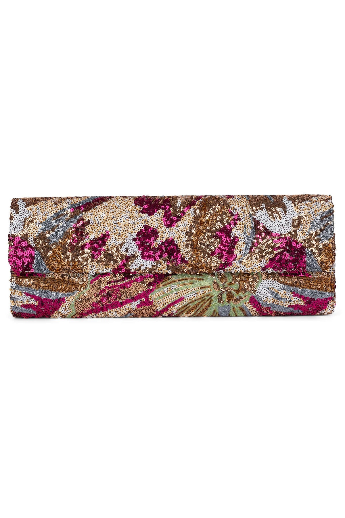 DISCO-SEQ Jeffrey Campbell Clutch Brown Multi