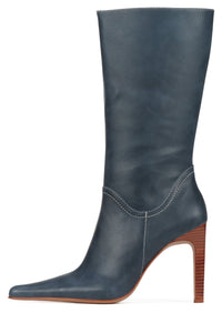 DOTTY Jeffrey Campbell Heeled Boot Dusty Blue 
