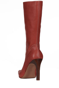 DOTTY Jeffrey Campbell Heeled Boot Dusty Red