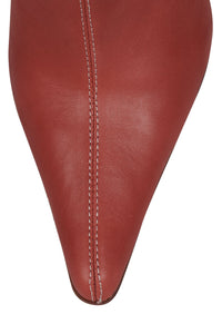 DOTTY Jeffrey Campbell Heeled Boot Dusty Red